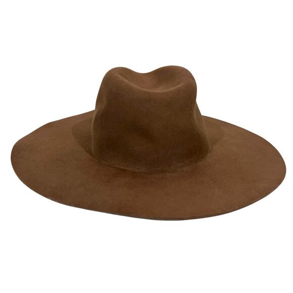 Kittenish by Jesse James Decker Women’s Hat Josie Wool Wide Brim Brown main image 8